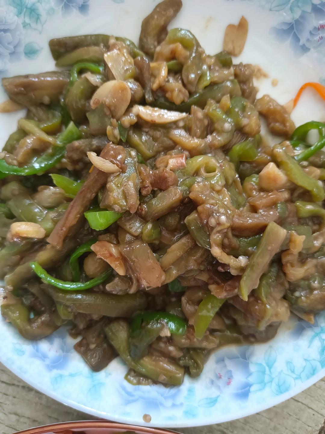 茄子🍆炒青椒