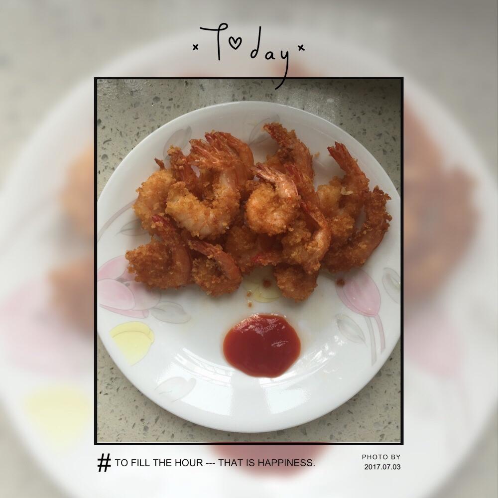 黄金炸虾球-中式口味