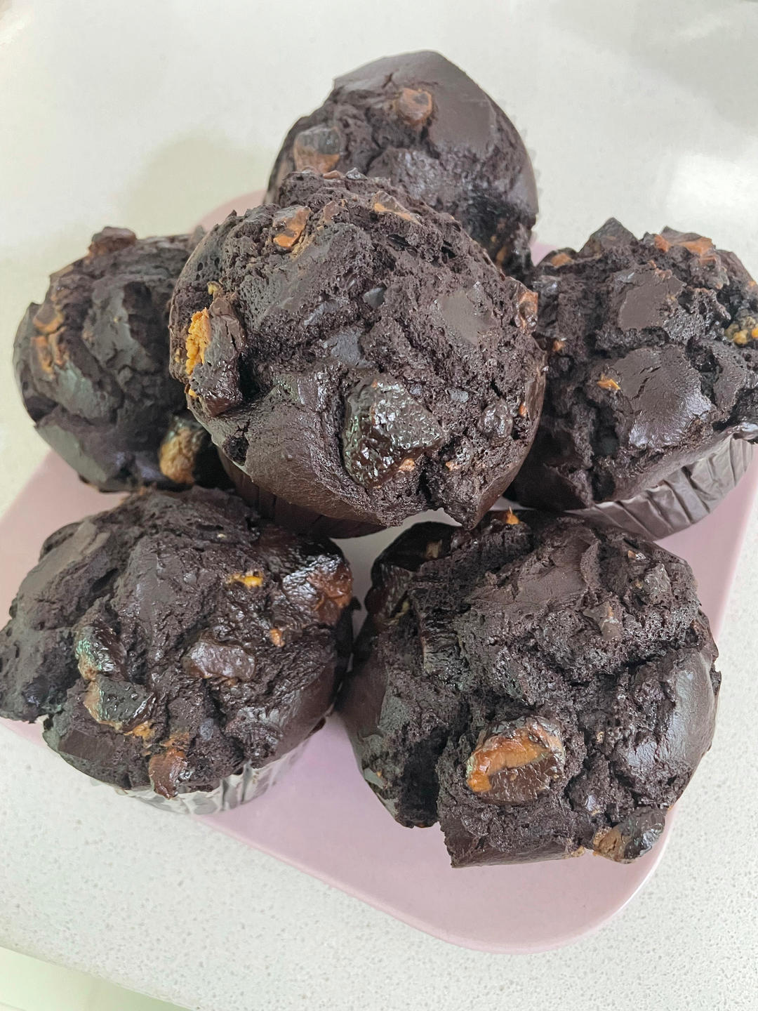 在家做巧克力蘑菇头麦芬蛋糕🍫