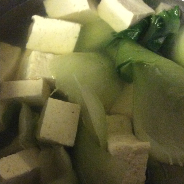 青菜豆腐汤