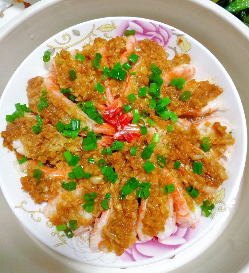 年夜饭菜谱🍽️蒜蓉粉丝基围虾的做法