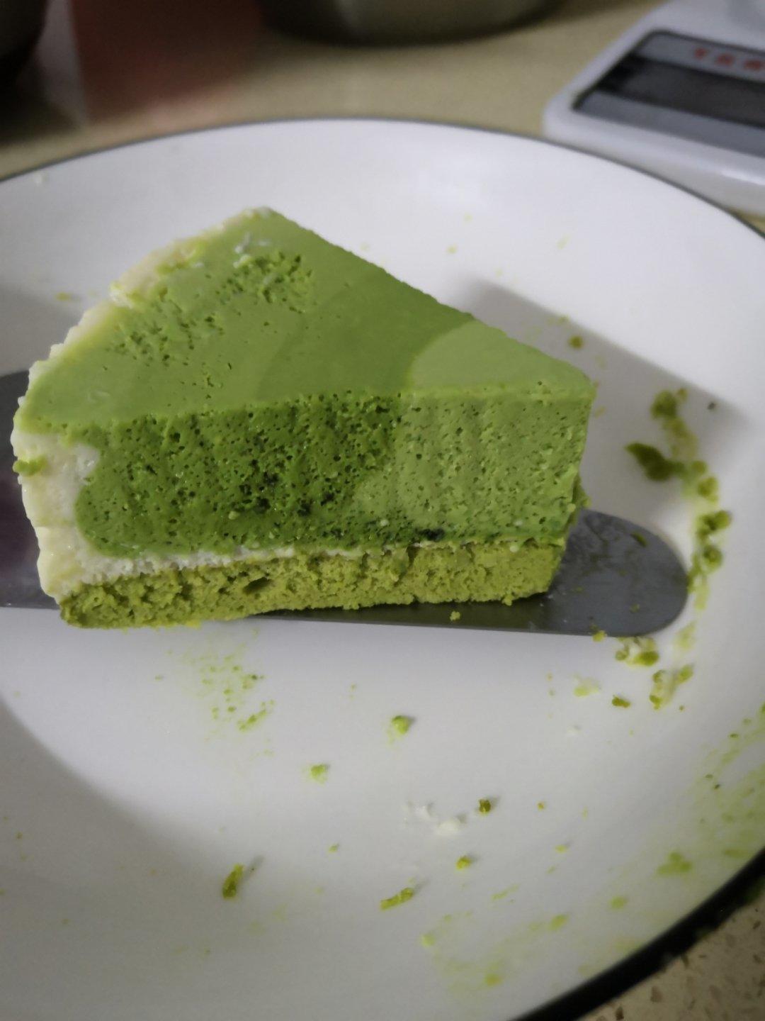 渐变抹茶慕斯蛋糕：我Amanda带着既美又作的抹茶甜点又来了！【曼食慢语】