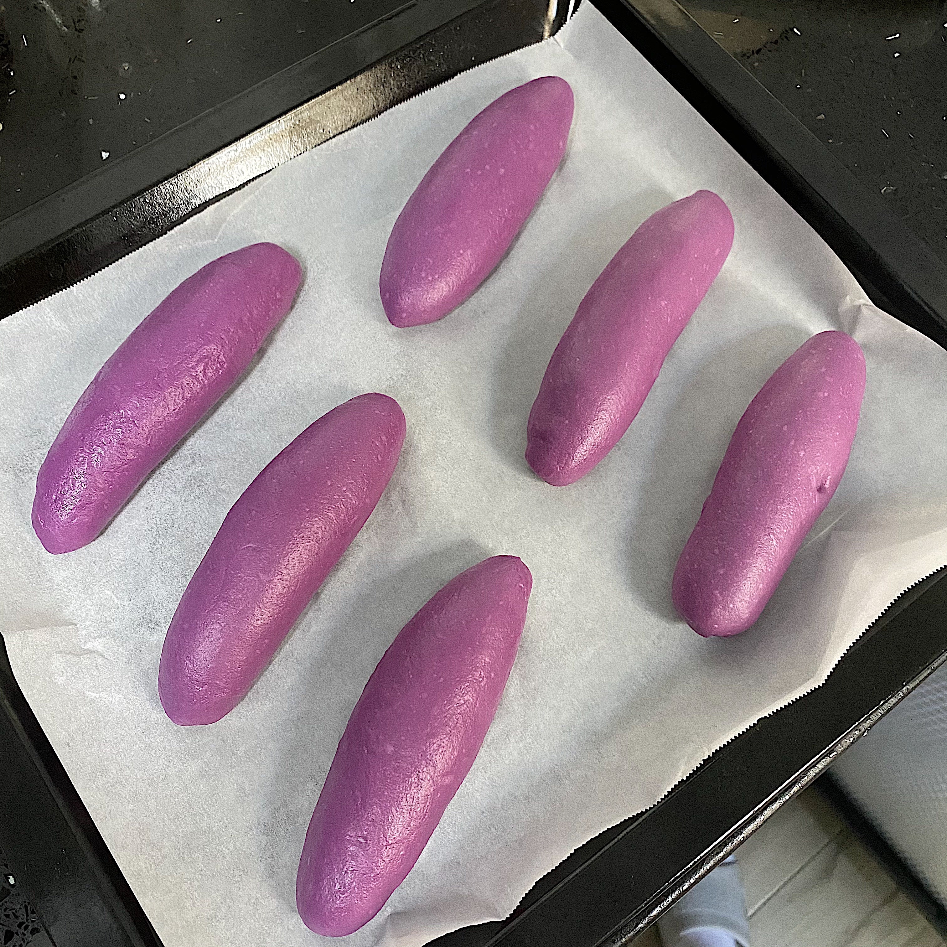 紫薯奶油面包｜一次发酵的做法 步骤6