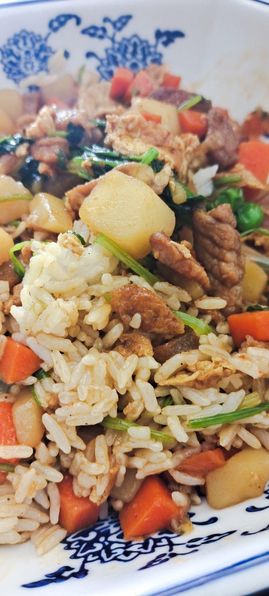 豌豆闷饭