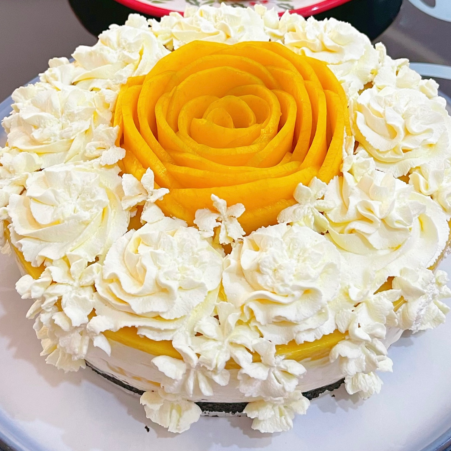 榴莲芒果慕斯蛋糕🍰奶油生日蛋糕🎂的做法