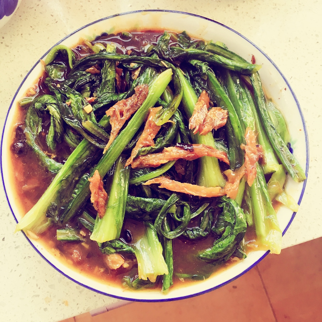 豆豉鲮鱼油麦菜