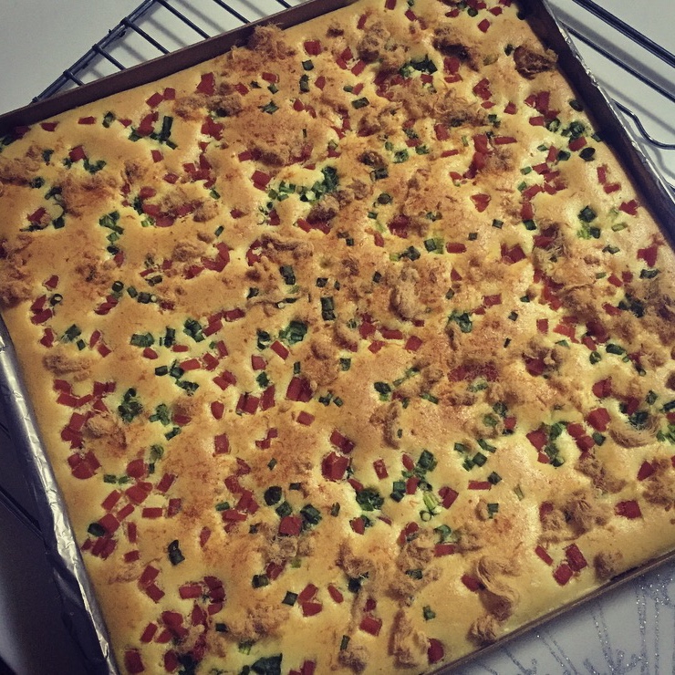 超赞的肉松火腿蛋糕卷