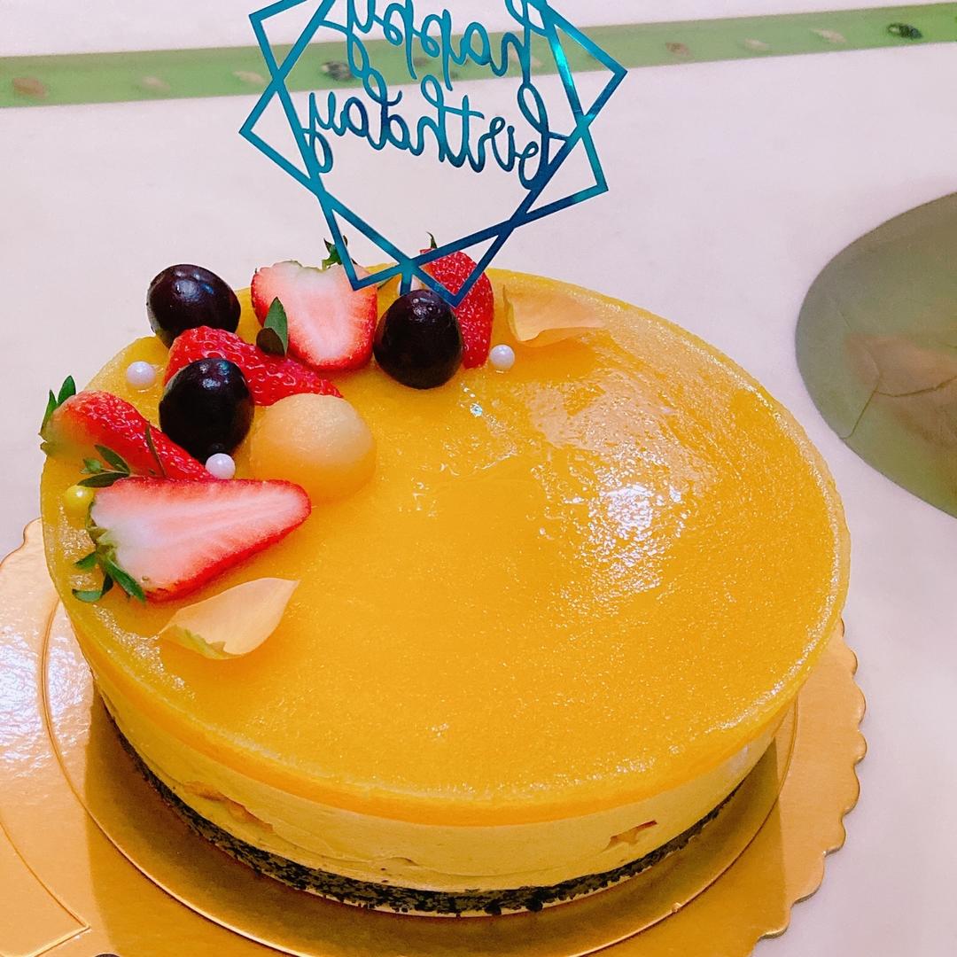 芒果慕斯蛋糕🍰（8寸）