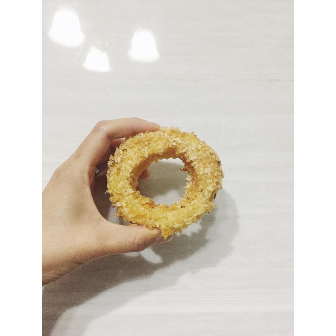 拉丝奶酪洋葱圈