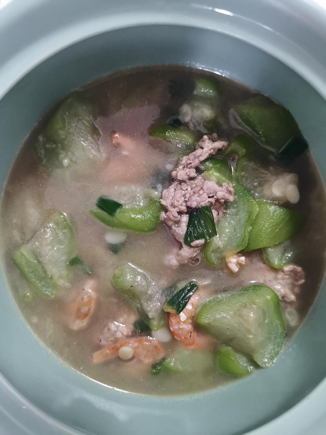 秋瓜鲜虾汤 夏天必煮之一