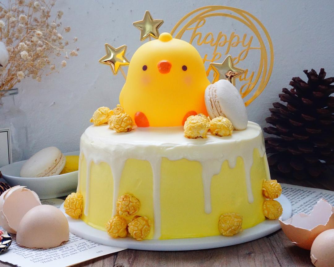 小鸡淋面蛋糕