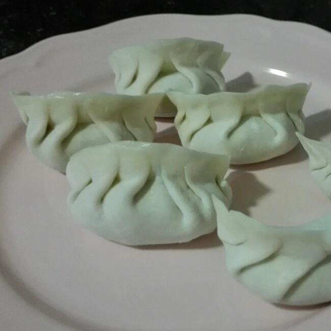 青菜荠菜肉饺子的做法