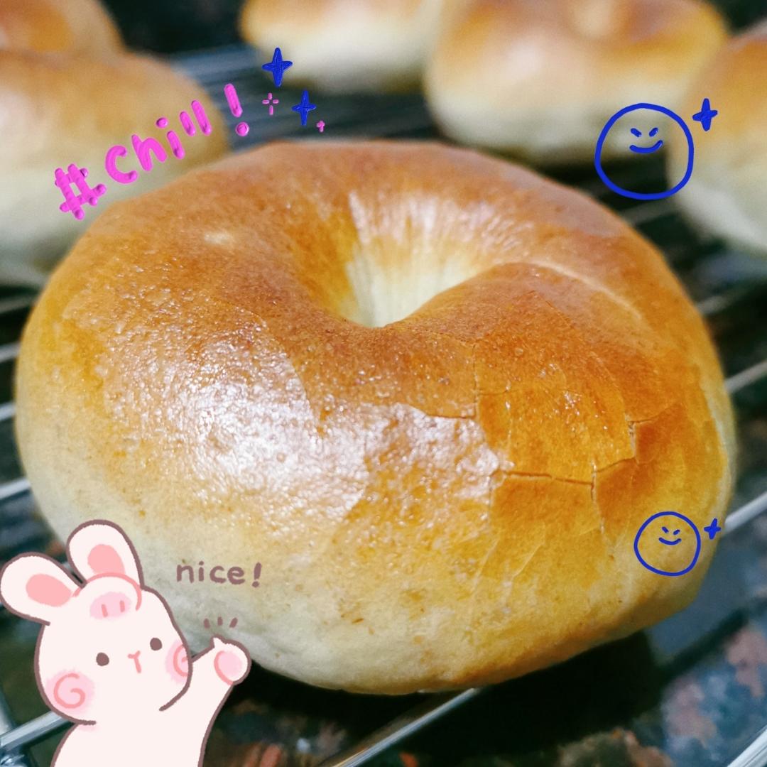 肉桂苹果全麦贝果