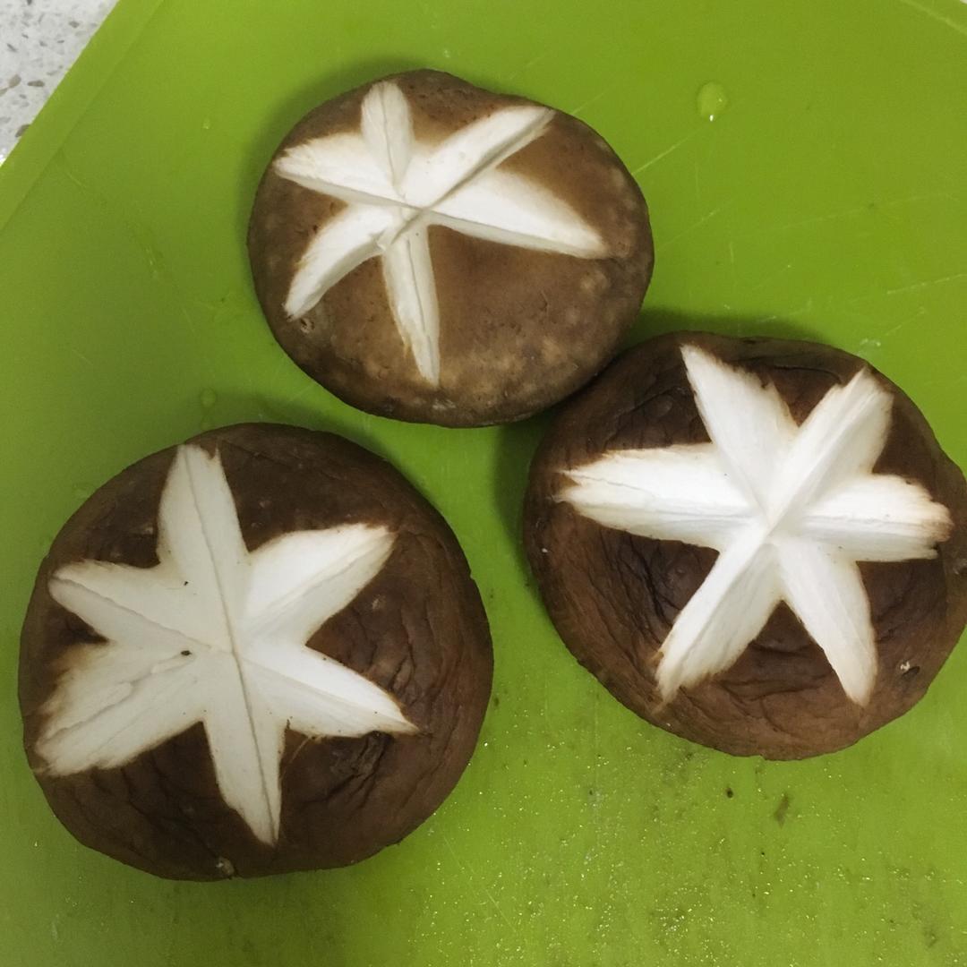 angel-70做的香菇切花刀