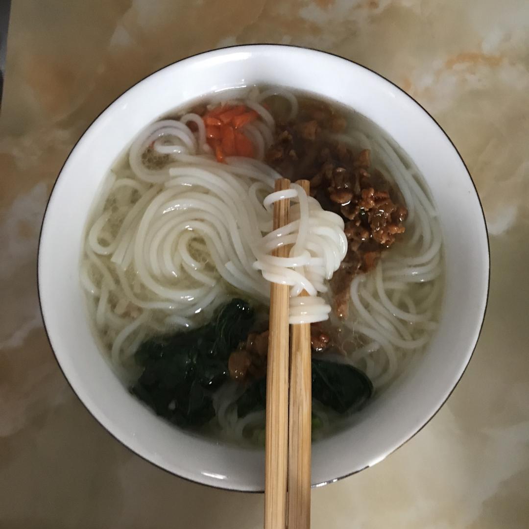 家常肉末面