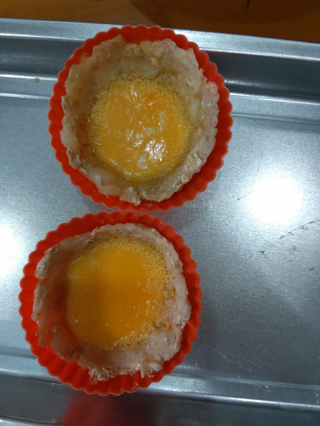 减脂三餐 · 紫薯燕麦蛋挞【减脂蛋挞万能公式】