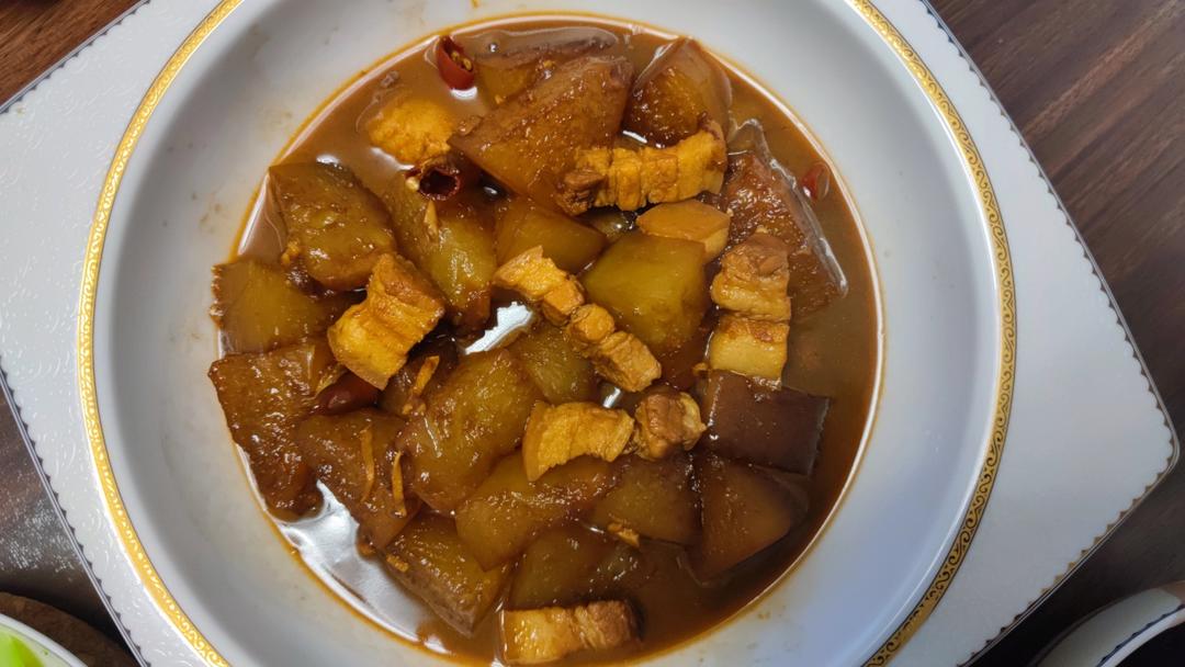 东瓜炖五花肉