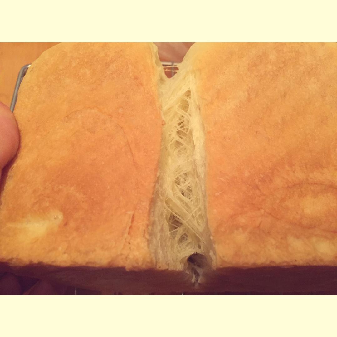 夺命软吐司(๑´ڡ`๑)超软拉丝极速方便的一次发酵吐司