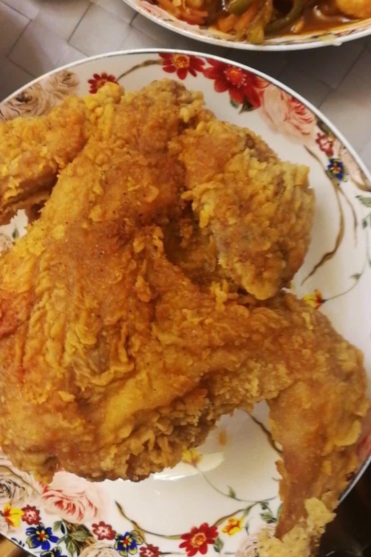 不用炸鸡粉也可以炸出酥脆炸鸡腿