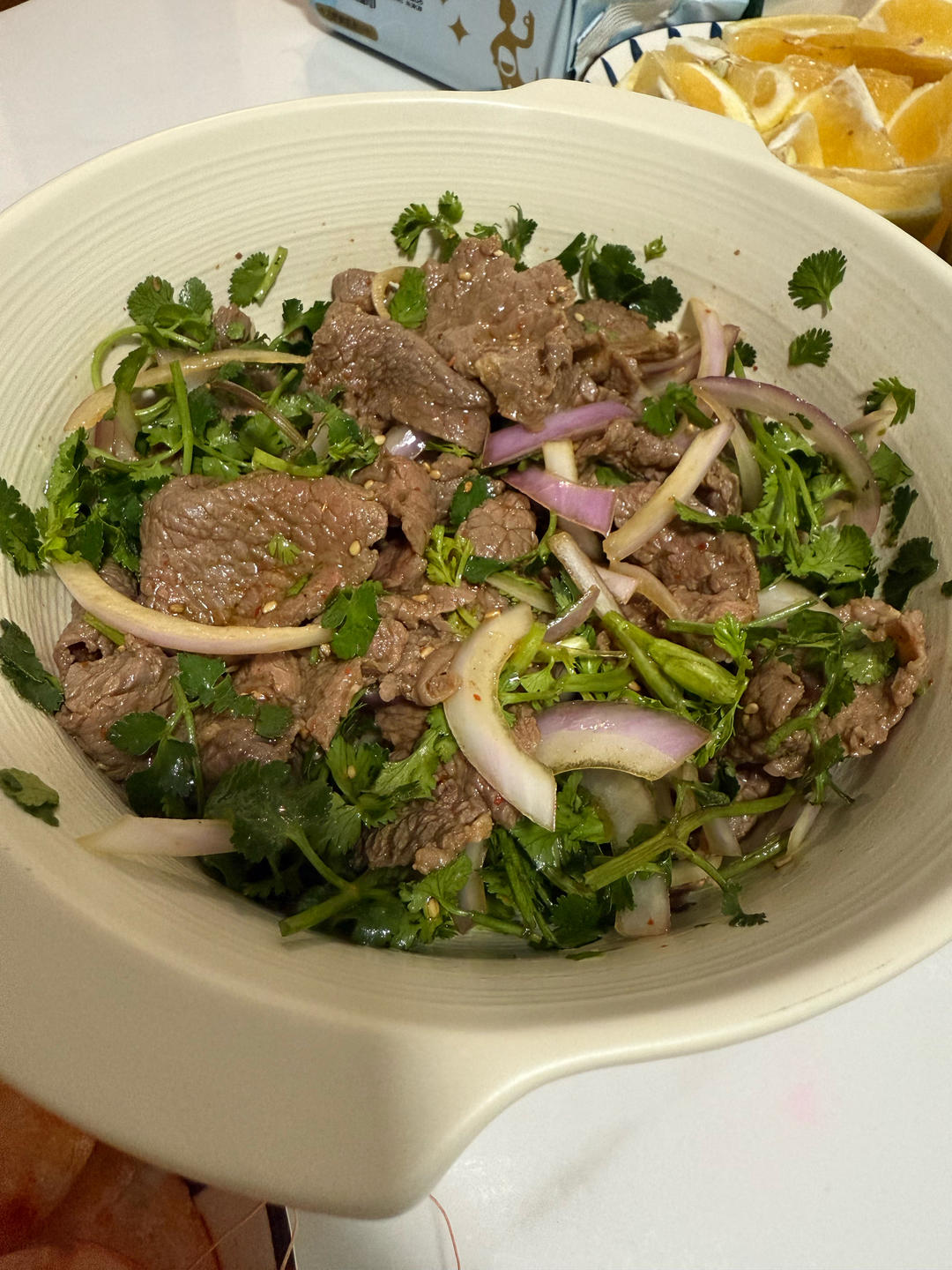 丈母娘吃了都夸的凉拌香菜牛肉