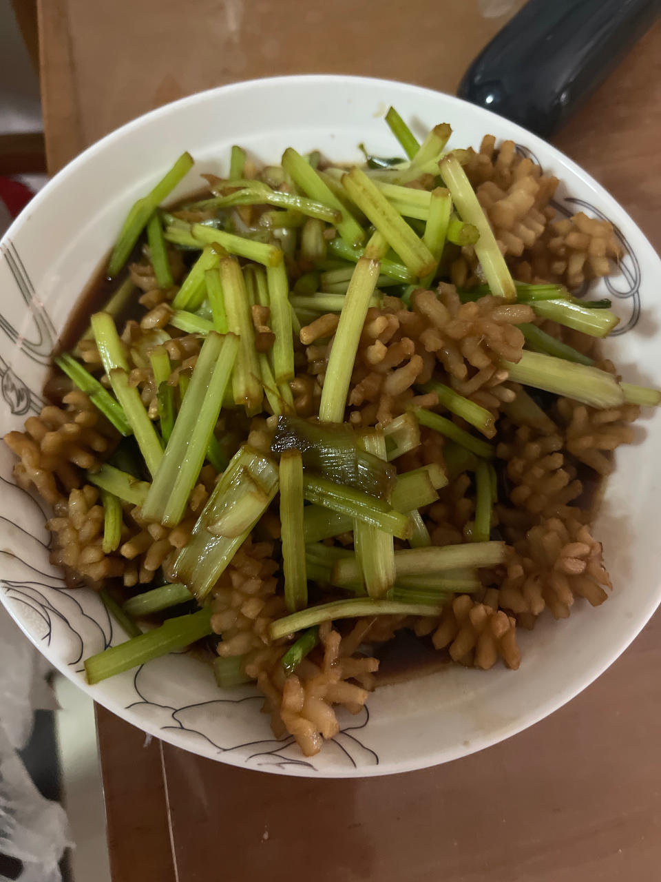 韭菜炒鱿鱼花