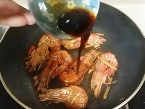 香煎阿根廷红虾(红烧)的做法 步骤6