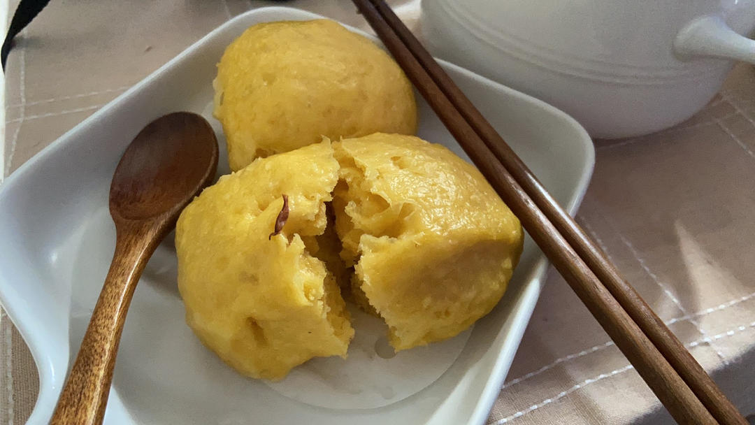 堂妈小厨——快手南瓜馒头