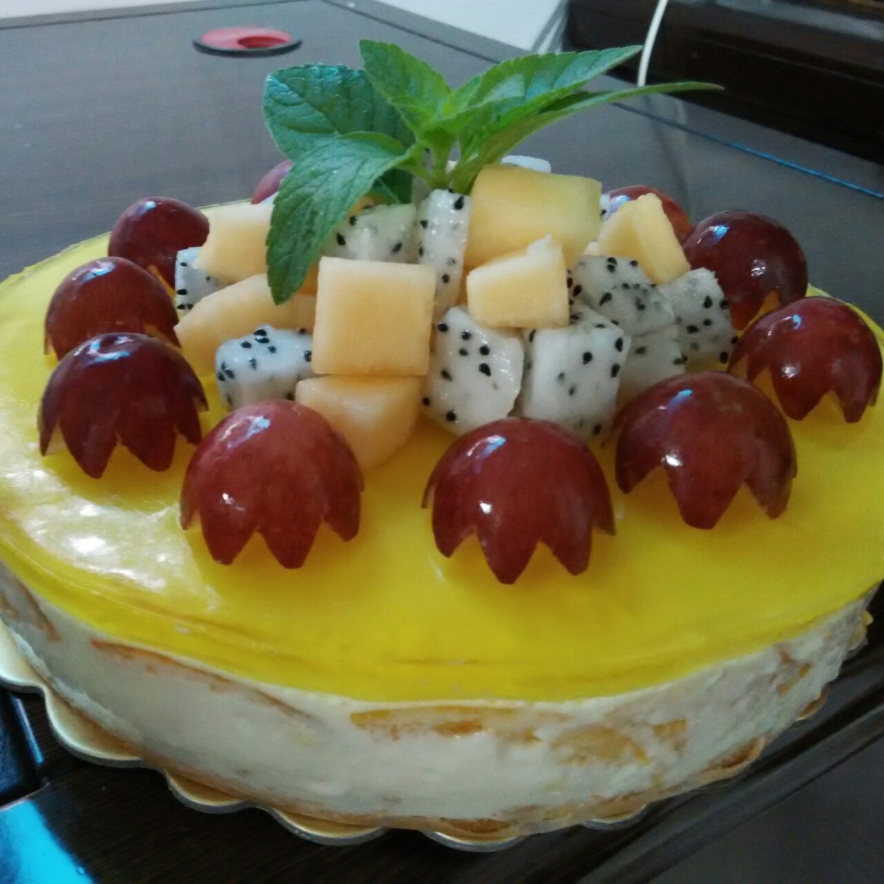 香橙冻芝士蛋糕