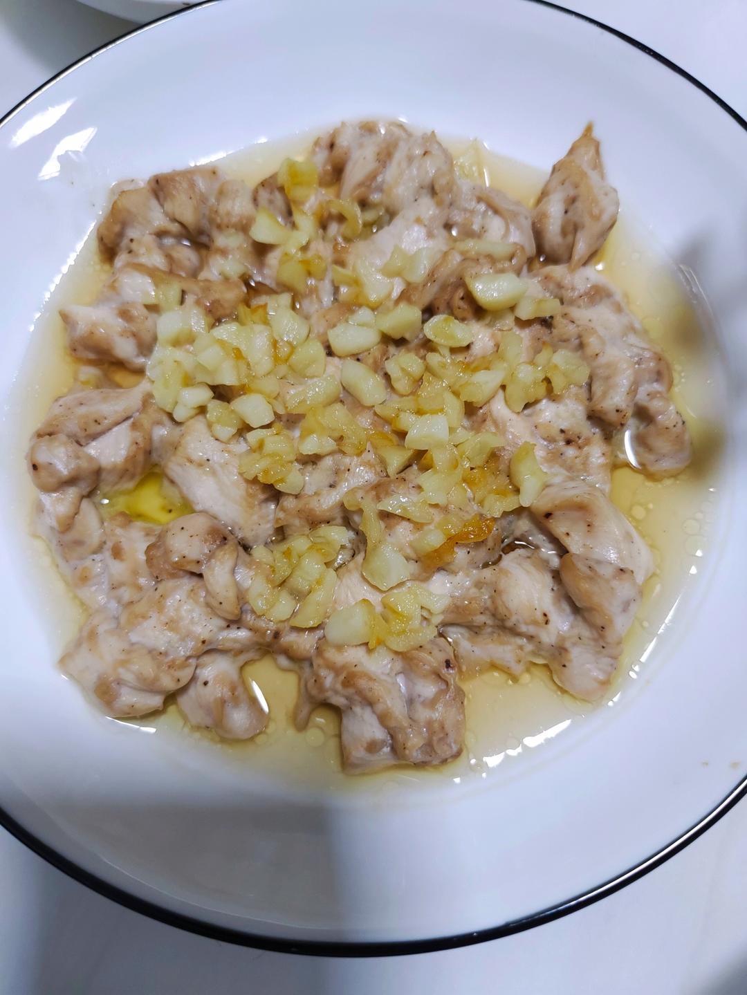 蒜蓉蒸鸡胸（鸡腿）