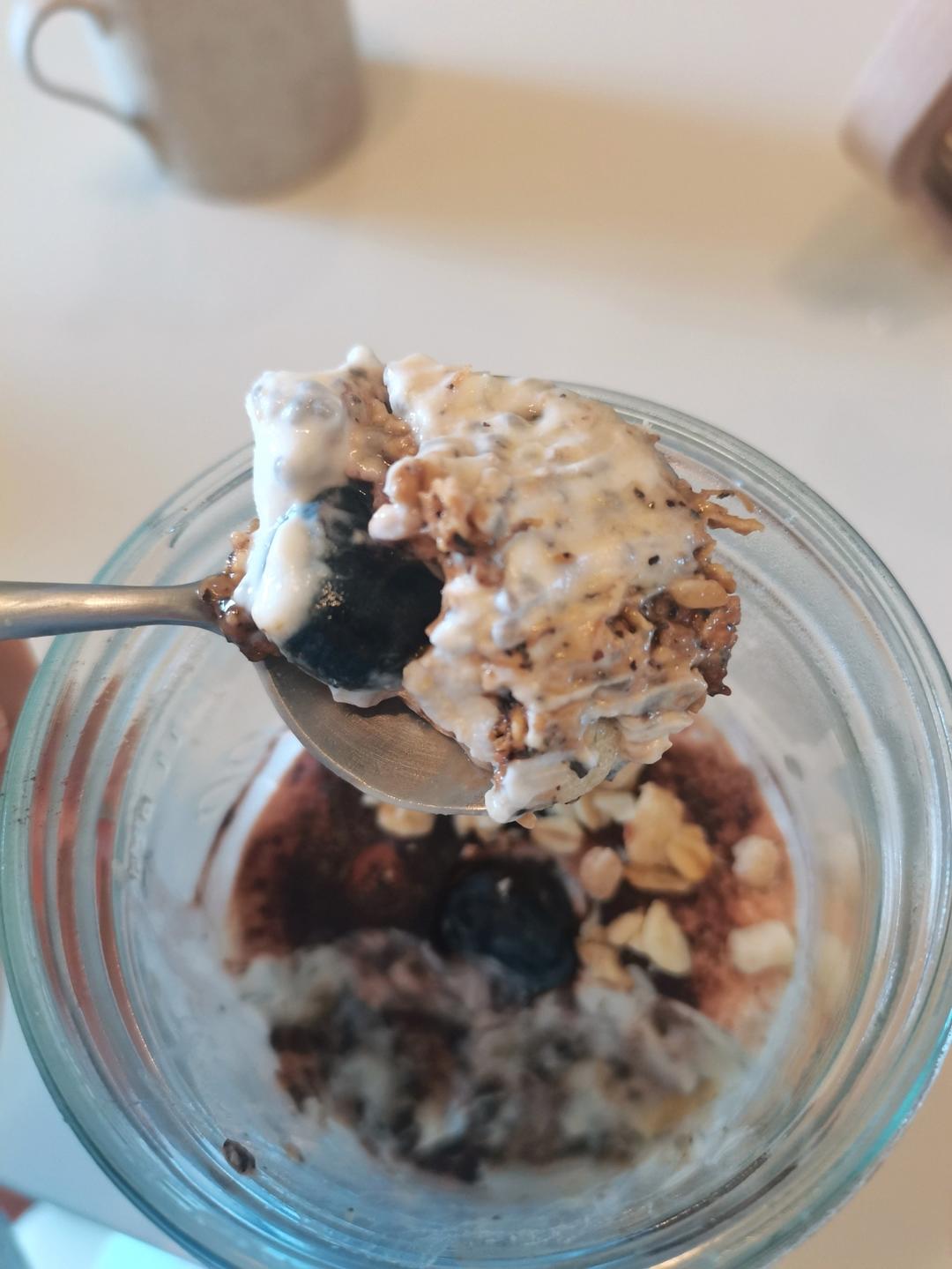 高蛋白海盐豆乳鸳鸯奶茶燕麦杯【健康小食】