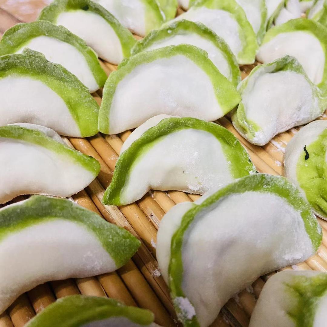 翡翠白菜饺
