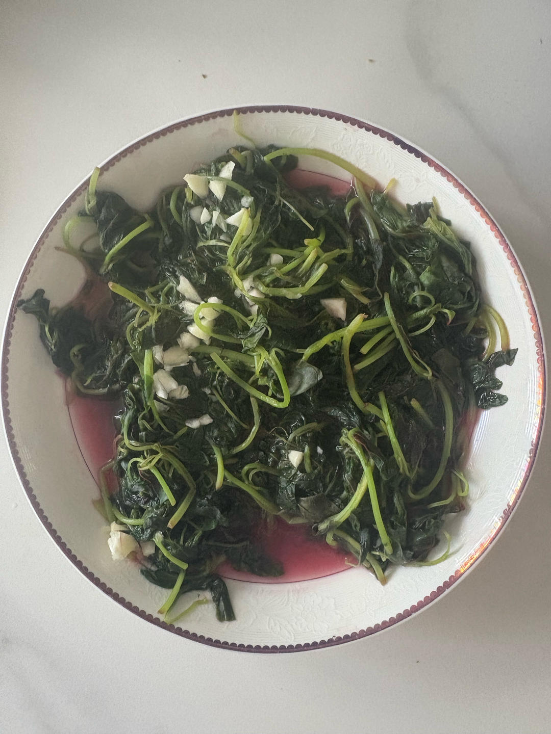 清炒红苋菜（简单菜也有窍门，一看就明白）