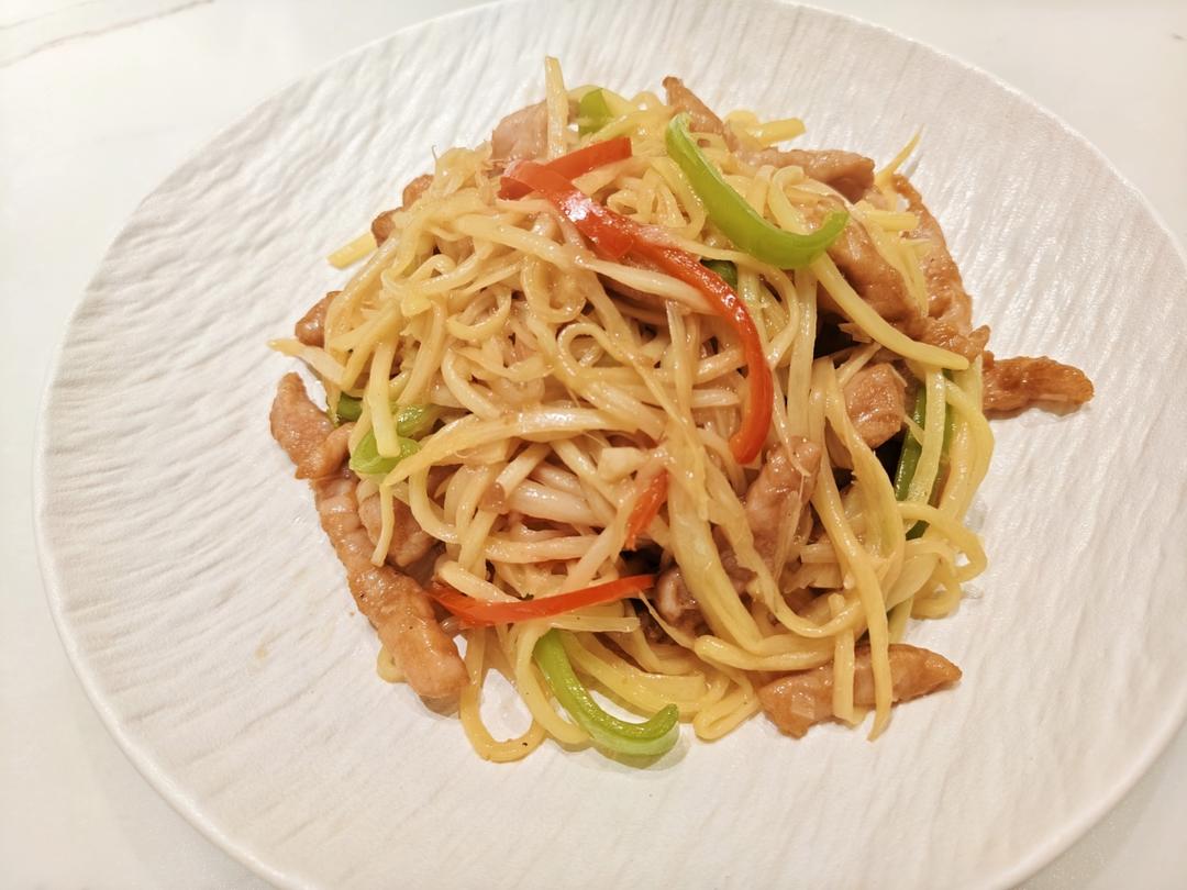 茭白肉丝