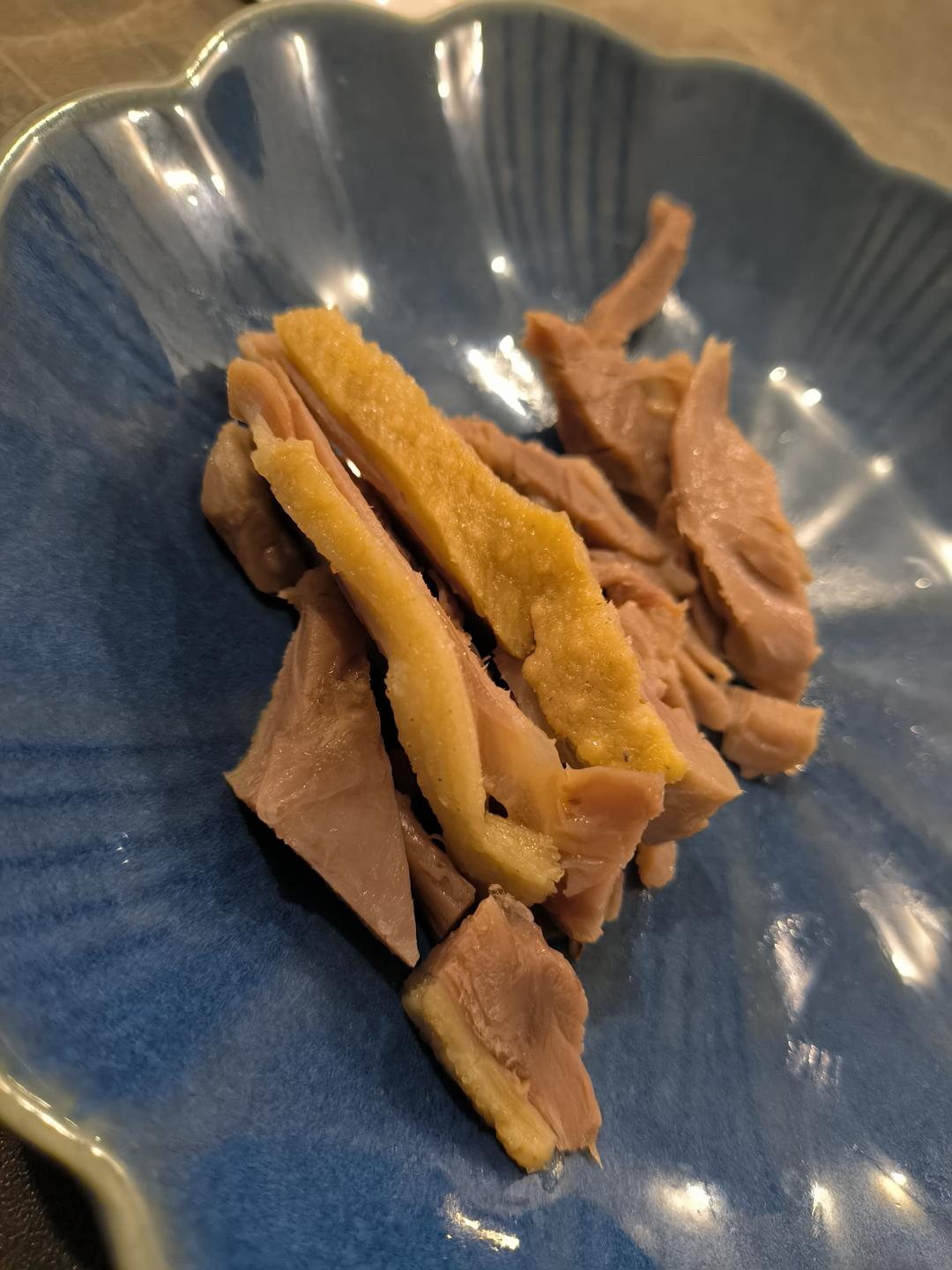 首次成功的盐水鸭腿