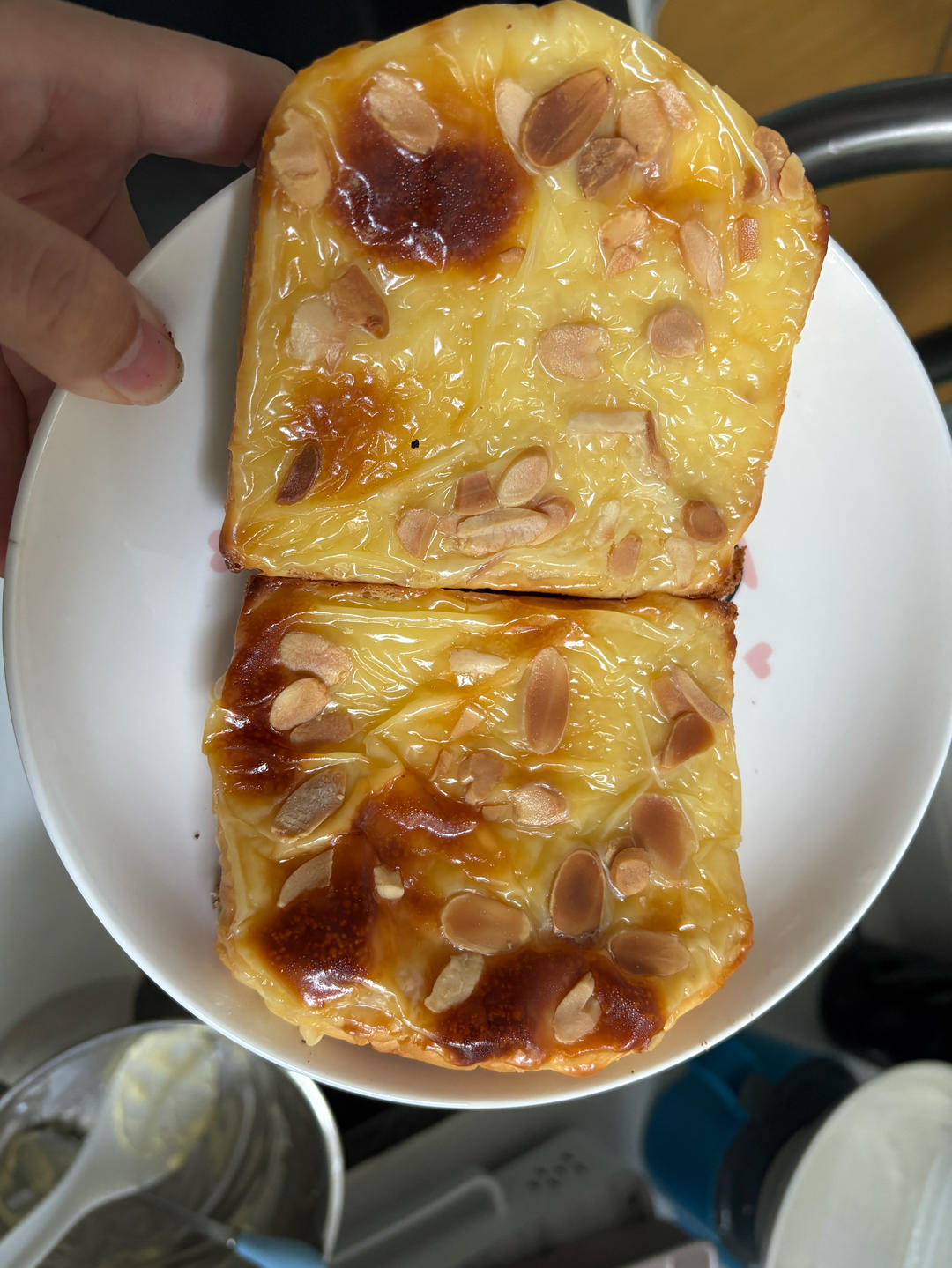 零失败快手岩烧乳酪(熔岩吐司)十分钟网红早餐，好吃哭