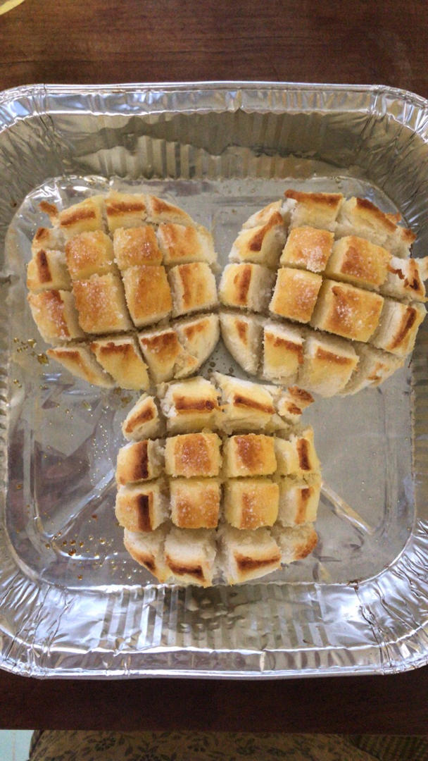 香脆到掉渣的香烤馒头