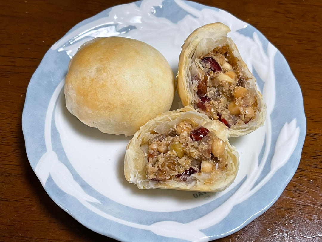 万能素油酥点（蛋黄酥、老婆饼、红豆酥、绿豆酥、鲜肉月饼）通用酥皮