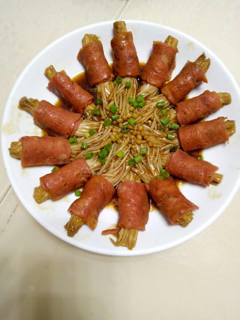 金针菇培根卷