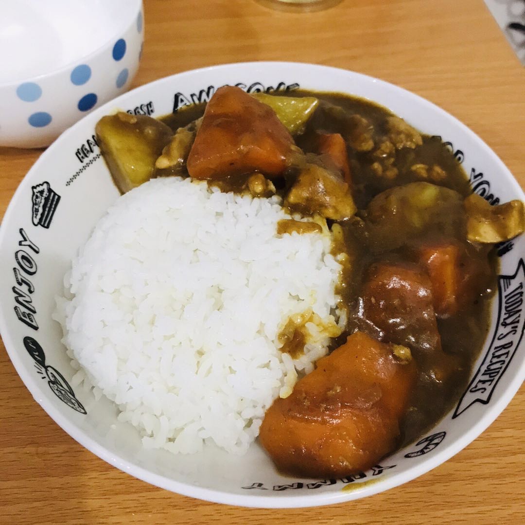 浓香醇厚日式咖喱鸡饭，吃一口就沦陷