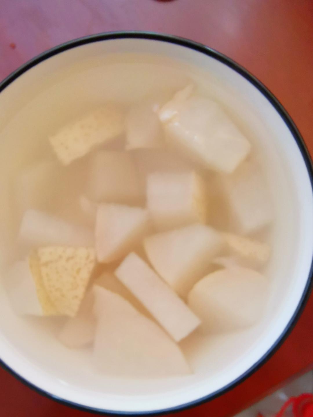 冰糖雪梨（止咳，中医给的）