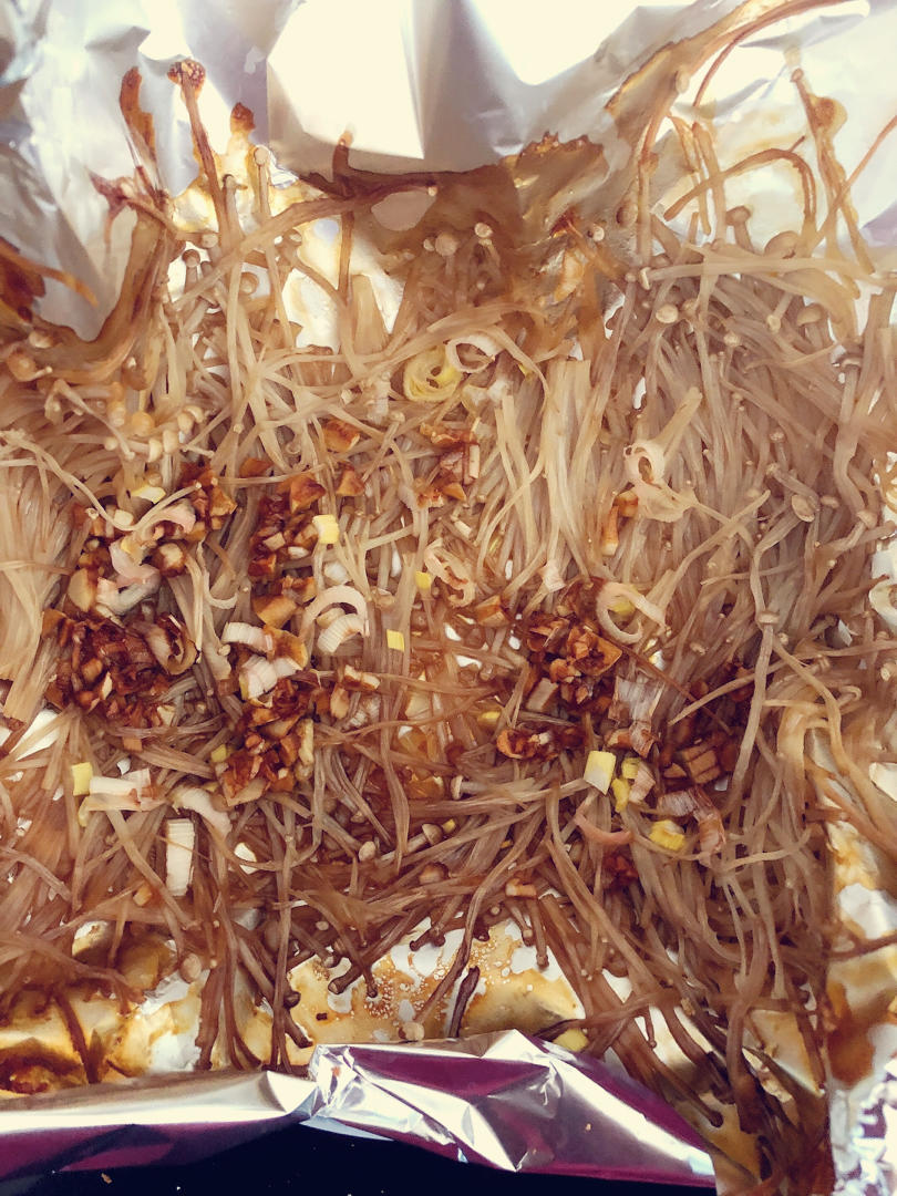 蒜蓉烤金针菇（烤箱版）
