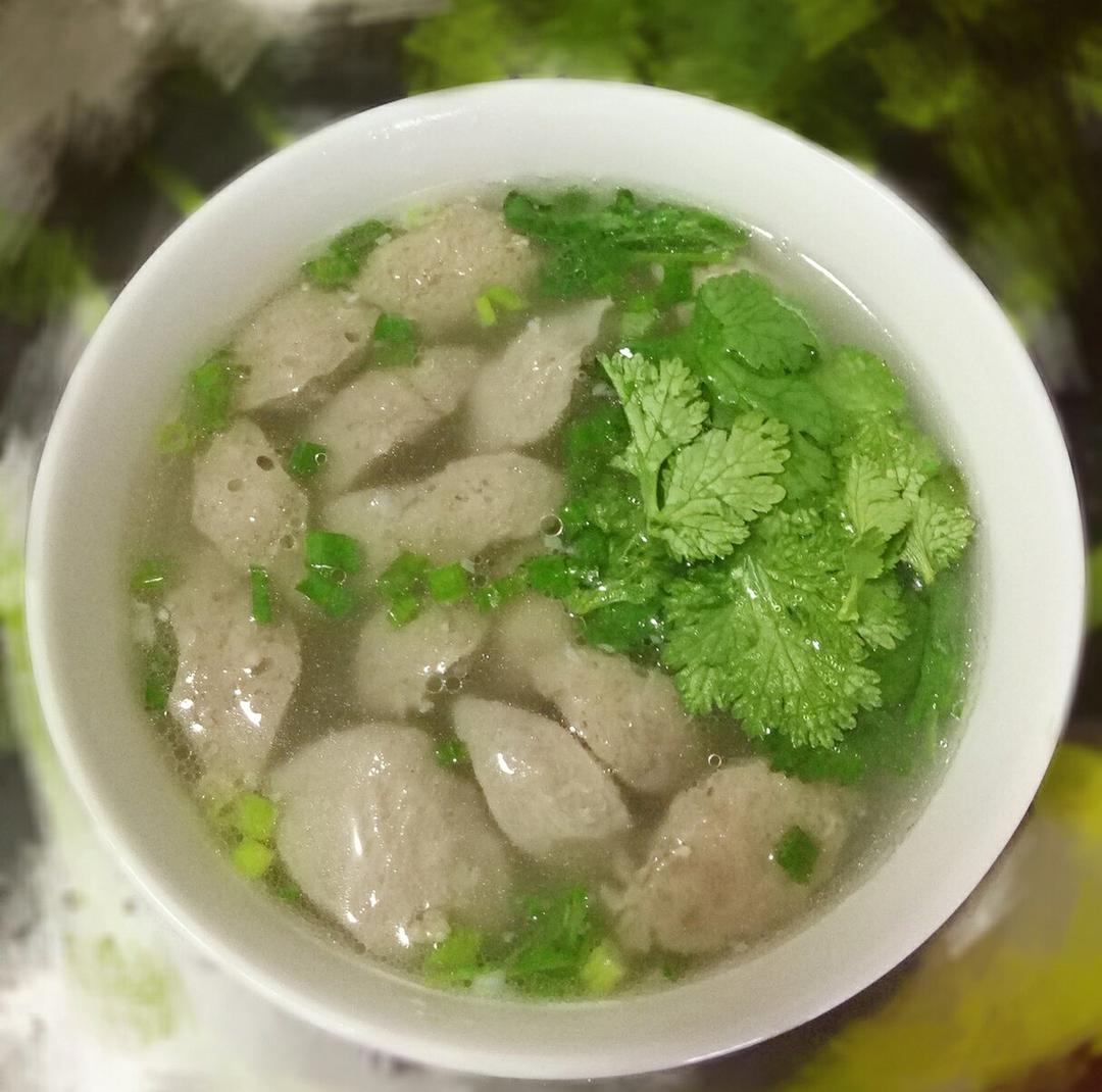 白萝卜潮汕牛肉丸清汤