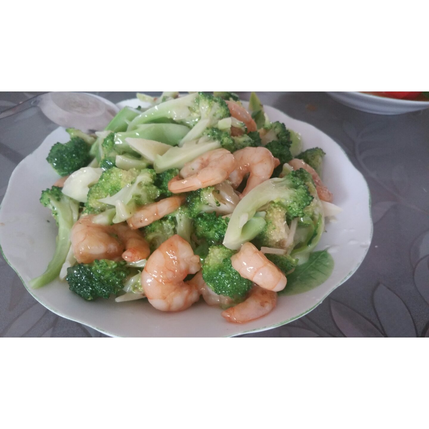 西兰花炒虾仁