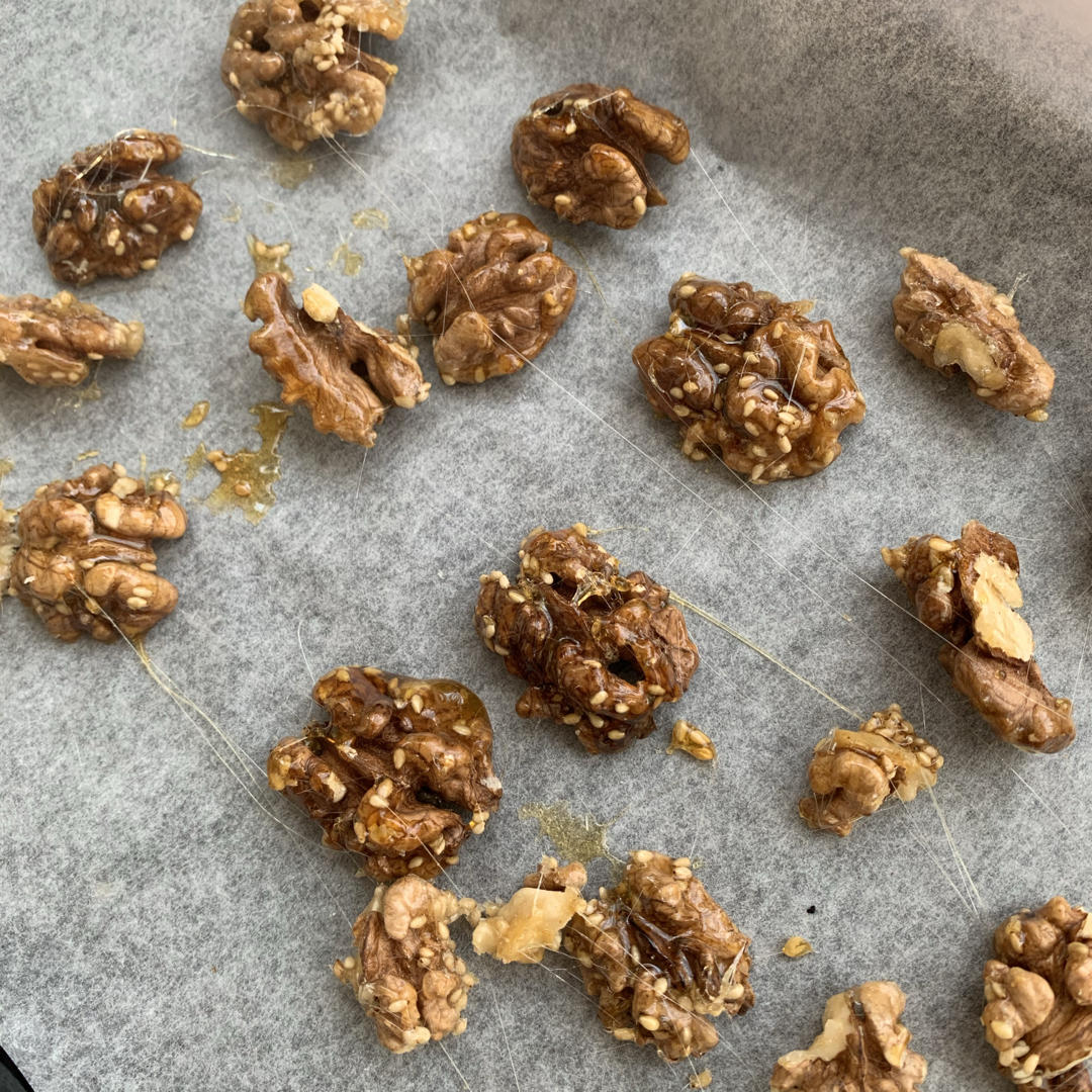 琥珀核桃仁，家庭熬糖小窍门，不翻砂不糊锅，不化不粘牙