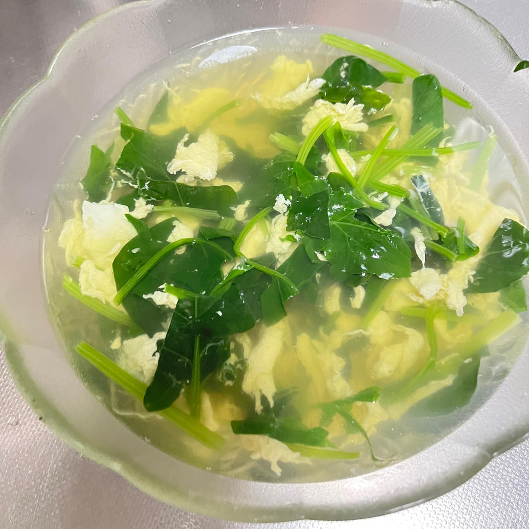 菠菜鸡蛋汤