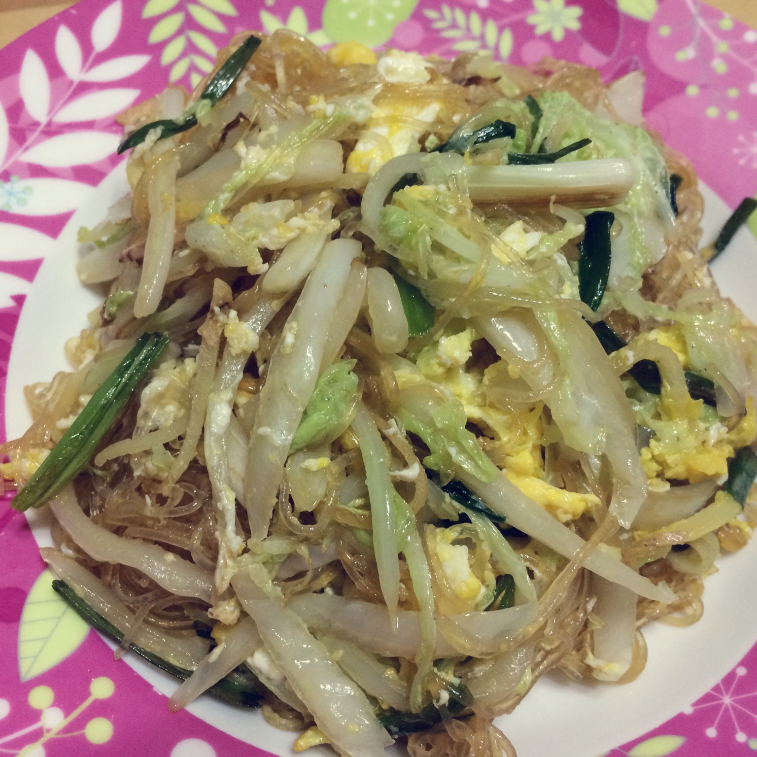 卷心菜炒粉丝 Glass noodles with Cabbage