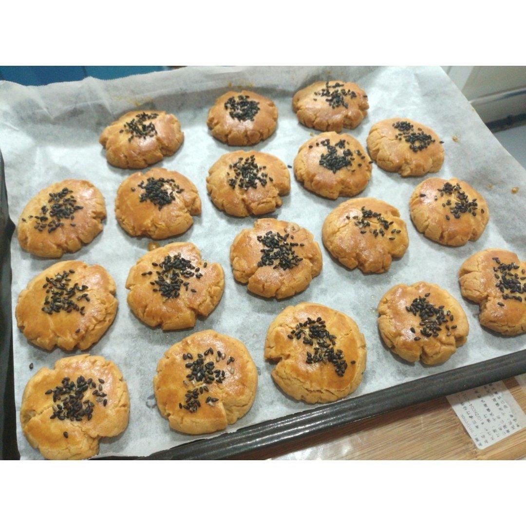 【酥到掉渣的桃酥饼，一次成功！老少皆宜！】