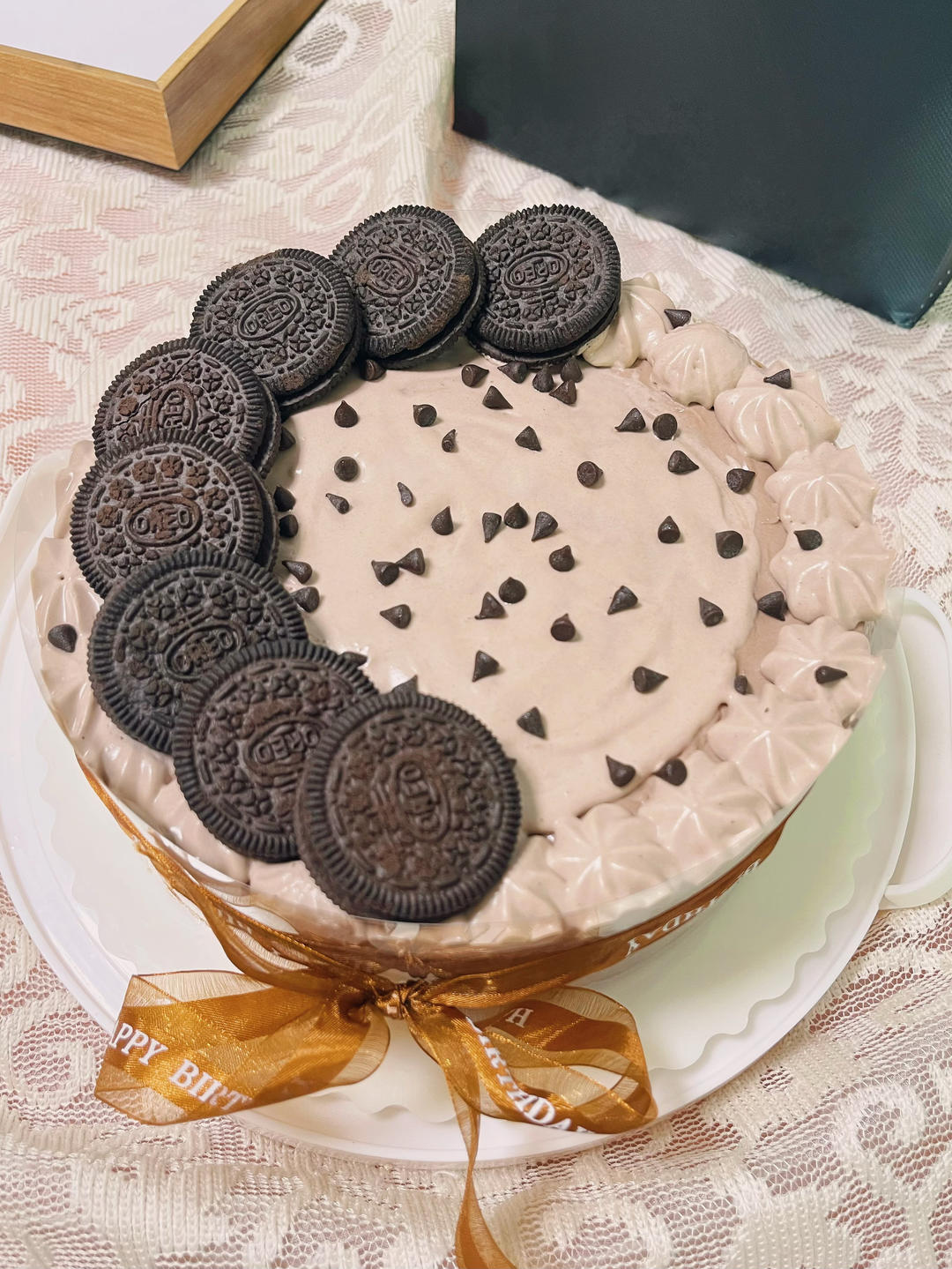 💯 满分甜品！巧克力香缇奶油蛋糕🍰