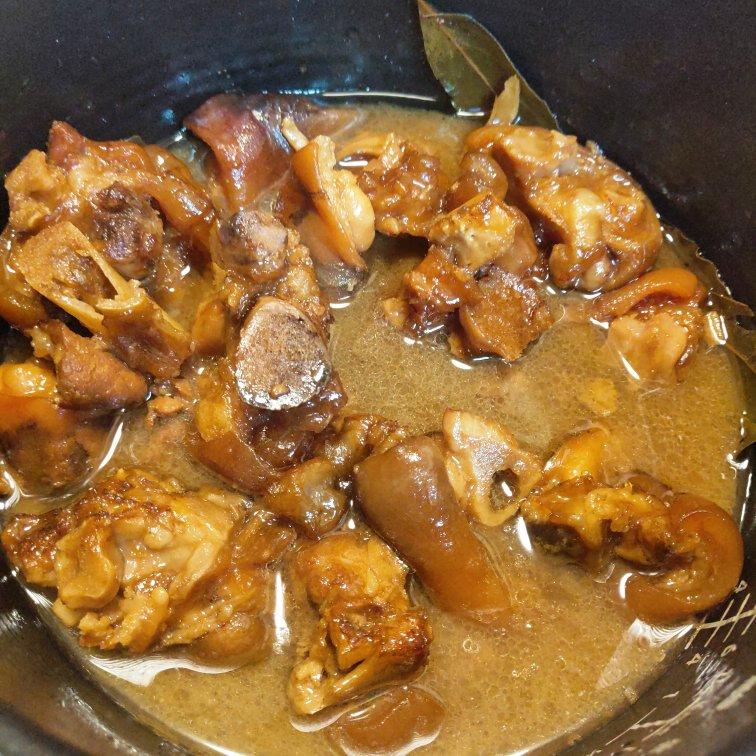 简易版电饭煲卤猪蹄