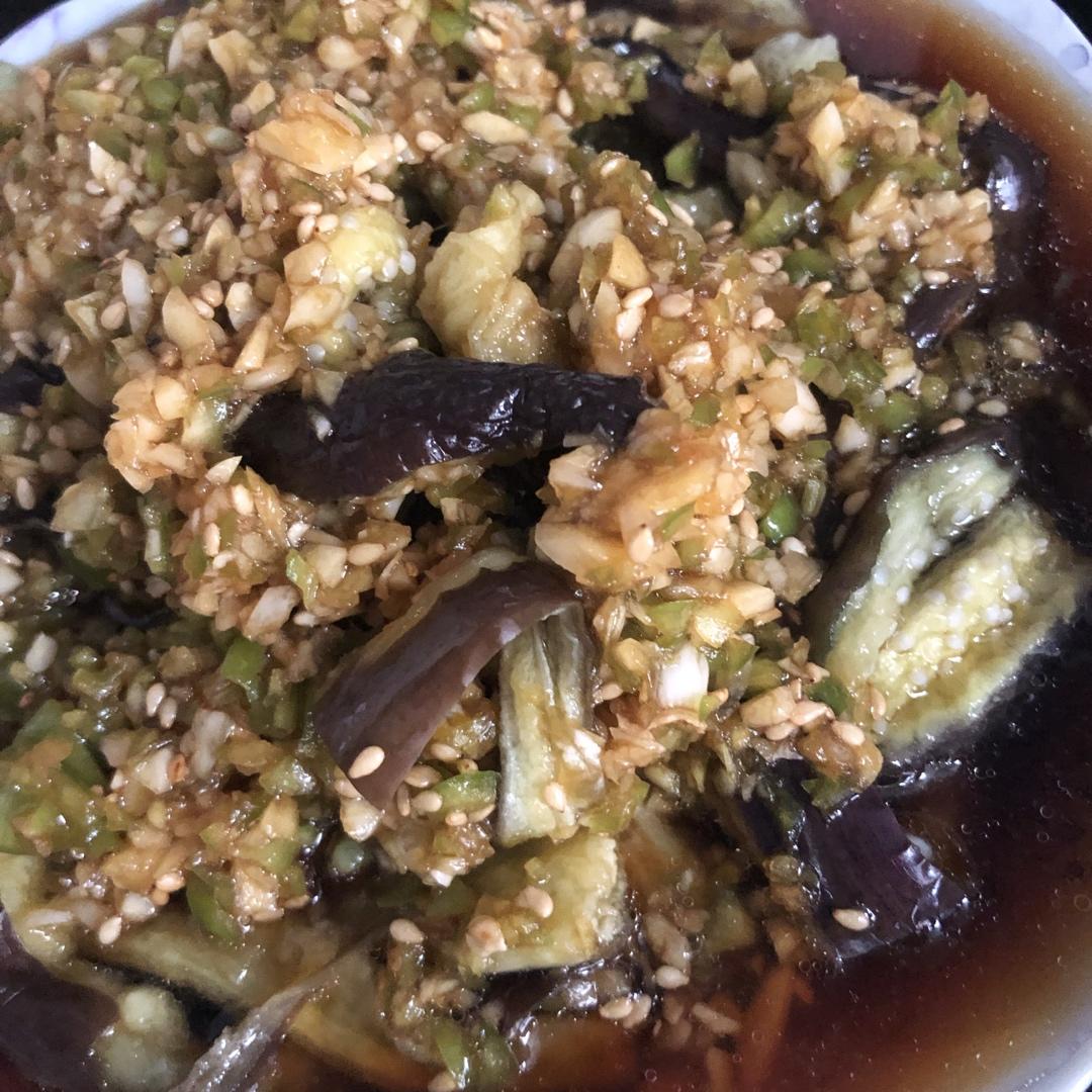 快手凉拌菜之手撕蒜蓉茄子